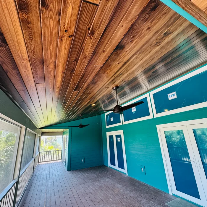 Covered patio