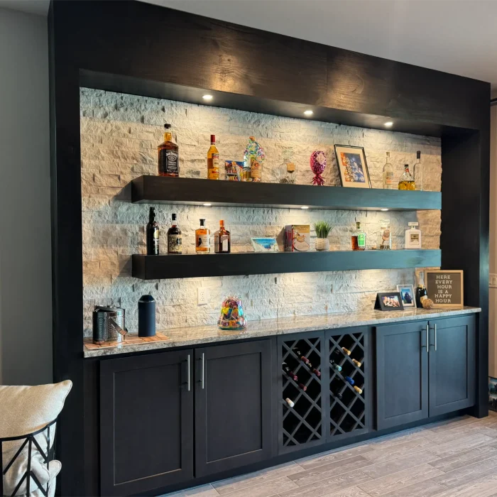Custom built home cabinetry