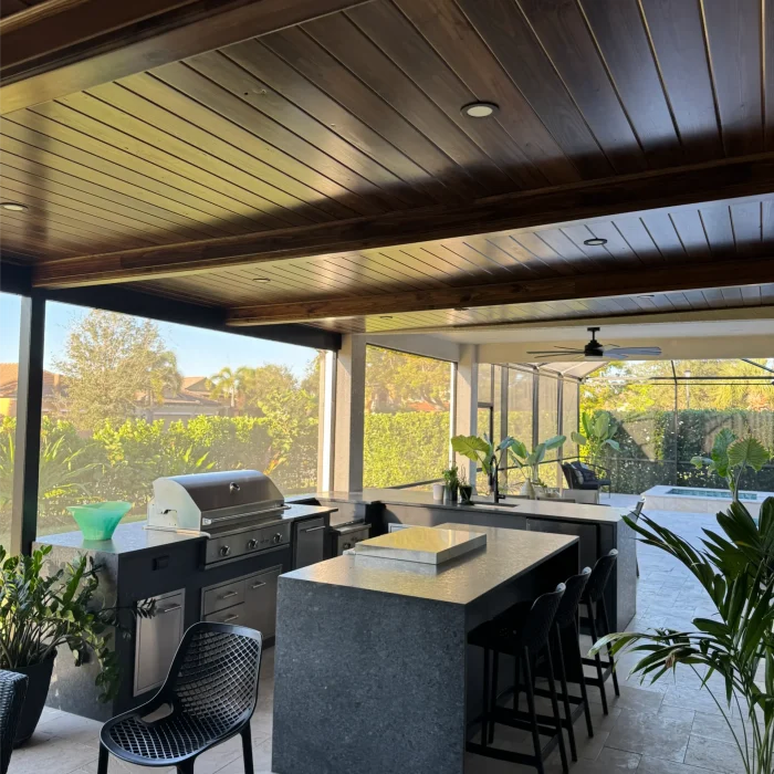 Naples luxury outdoor living.